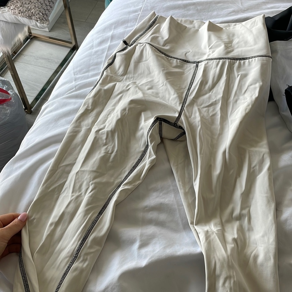 Cream color leggings